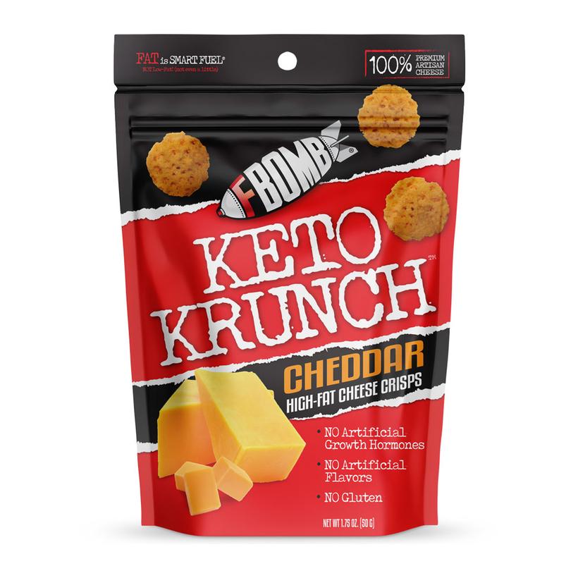 FBomb Keto Krunch  - Cheese Snacks  Use code “DOM” for 10% off